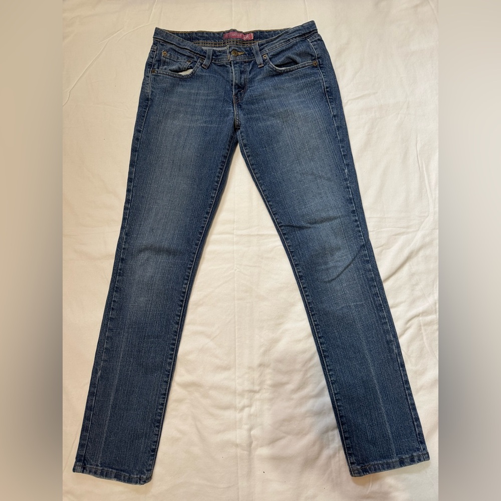 Levi’s 518 Women’s Skinny Jeans Blue Denim Size 7M Made in Mexico